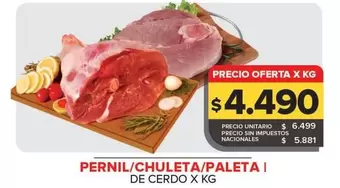 Pernil/Chuleta/Paleta