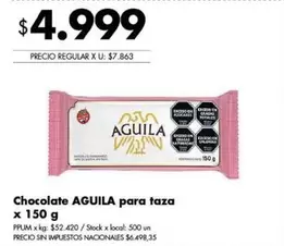 Aguila - Chocolate para taza
