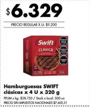 Swift - Hamburguesas clasicas