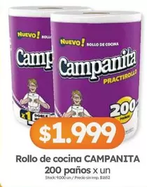 Campanita - Rollo de cocina