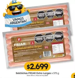 Friar - Salchichas extra largas