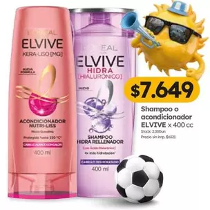 Elvive - Shampoo o acondicionador ELVIVE
