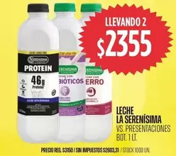 La Serenísima - Leche con Bióticos