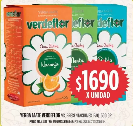 Verdeflor - YERBA MATE