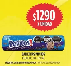 Pepitos - Galletitas
