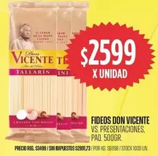Don Vicente - Fideos Tallarin