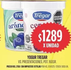 Tregar - Yogur