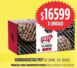 Paty - Hamburguesas de Carne