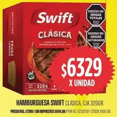 Swift - HAMBURGUESA CLÁSICA