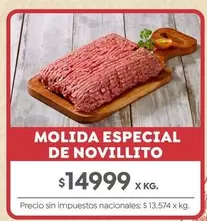 X$ - MOLIDA ESPECIAL DE NOVILLITO