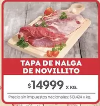 X$ - TAPA DE NALGA DE NOVILLITO