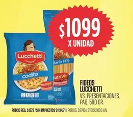 Lucchetti - Fideos codito