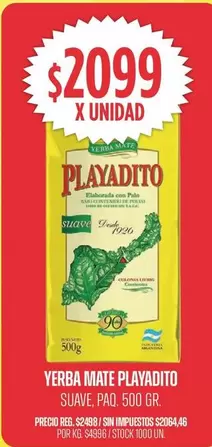 Playadito - YERBA MATE