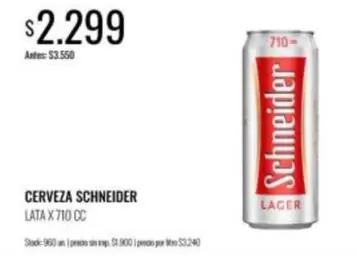 Schneider - CERVEZA LATA
