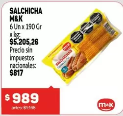 M&K - SALCHICHA