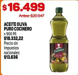 Cocinero - ACEITE OLIVA PURO