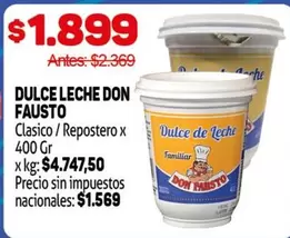 Don Fausto - Dulce de Leche