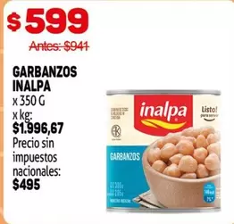 Inalpa - GARBANZOS