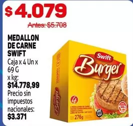 Swift - Medallon de Carne
