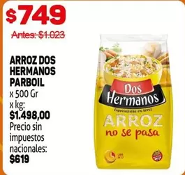 Dos Hermanos - ARROZ DOS HERMANOS PARBOIL