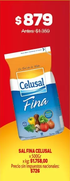 Celusal - SAL FINA