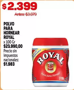 Royal - Polvo para hornear