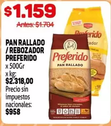 Preferido - PAN RALLADO / REBOZADOR