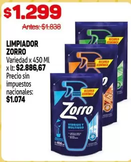 Zorro - LIMPIADOR
