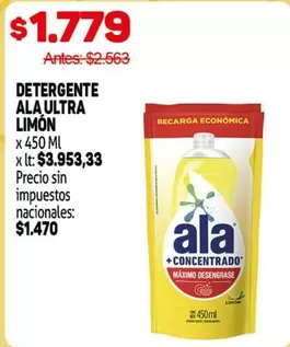 Ala - DETERGENTE ALA ULTRA LIM
ON