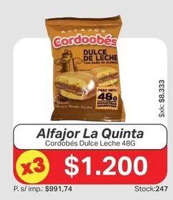 Alfajor Dulce de Leche