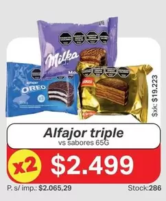 Oreo - Alfajor triple