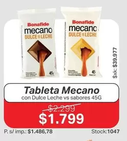 Bonafide - Tableta Mecano
