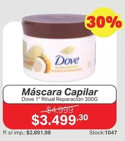 Dove - Máscara Capilar