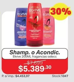 Elvive - Shamp. o Acondic.