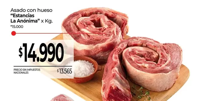 X$ - Asado con hueso