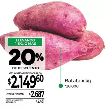 X$ - Batata