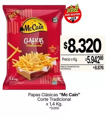 XL - Papas Clásicas