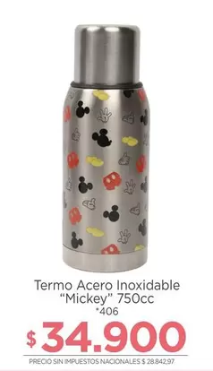 Termo Acero Inoxidable "Mickey" 406