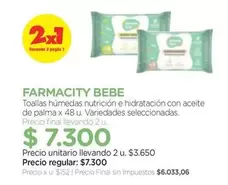 X$ - Toallas húmedas nutrición e hidratación