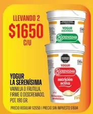 La Serenísima - YOGUR