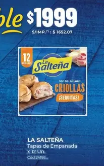 La Salteña - Tapas de Empanada Criollas
