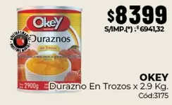 Okey - Durazno En Trozos