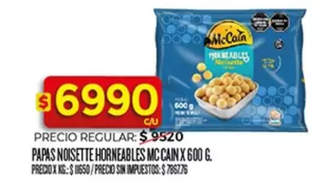 X$ - Papas Noisette Horneables