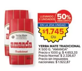 Amanda - YERBA MATE TRADICIONAL