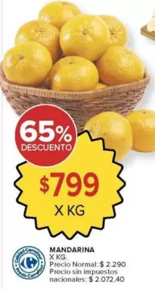 Carrefour - Mandarina