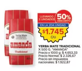 Amanda - Yerba Mate Tradicional