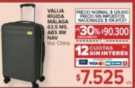 VALIJA RÍGIDA MÁLAGA