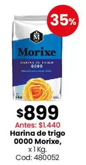 Morixe - Harina de trigo 0000 480052
