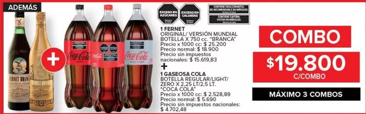 Coca cola - COMBO