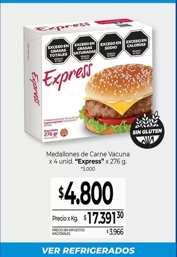 Express - Medallones de Carne Vacuna